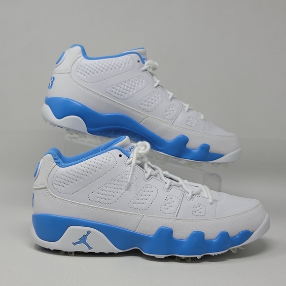 Nike Air Jordan 9 Mens Size 11.5 Retro Golf UNC University Blue White FJ5934-101 main image 8